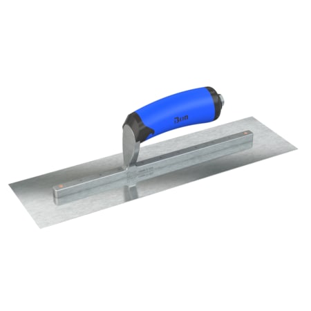 Steel City Trowels By Bon Finish Trowel, Square, Razor Stainless, 14 X 4, Comfort Grip 67-309